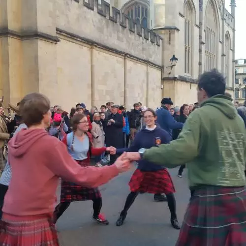 May Morning Dancing on Radcliffe Square 2018